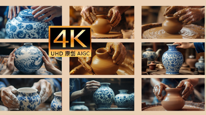 传统陶瓷制作工艺流程 匠人手工制陶过程
