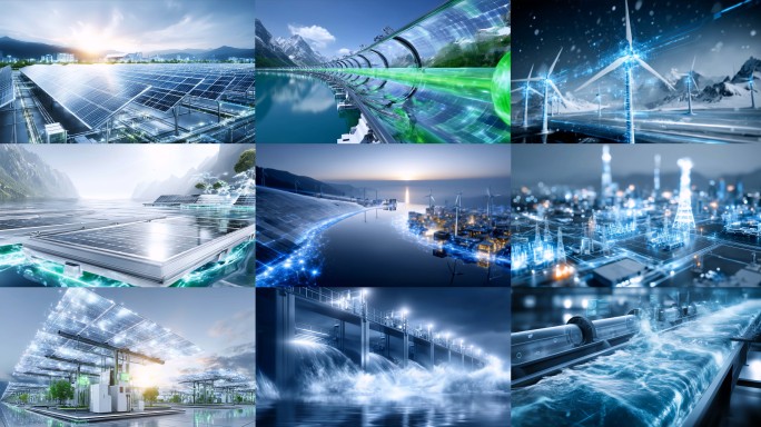 电力能源未来科技可持续发展智能科技太阳能