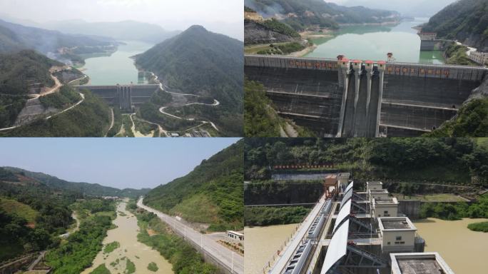 福建省漳州市长泰枋洋水利枢纽航拍
