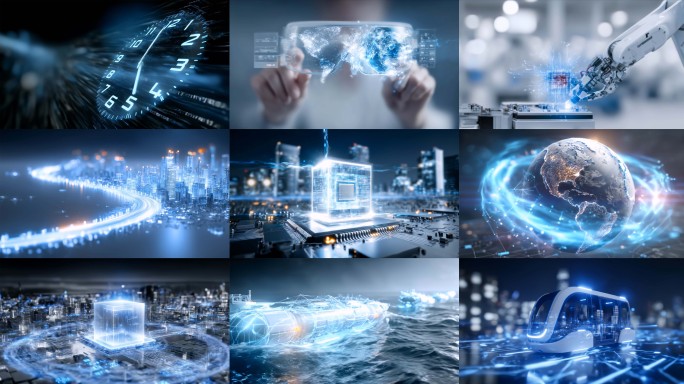 5G人工智能AI数据传输网络通信未来科技