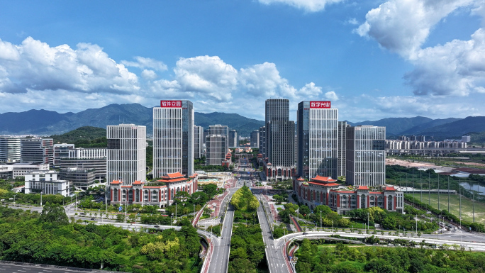 厦门软件园三期白鹭塔商城4K航拍合集
