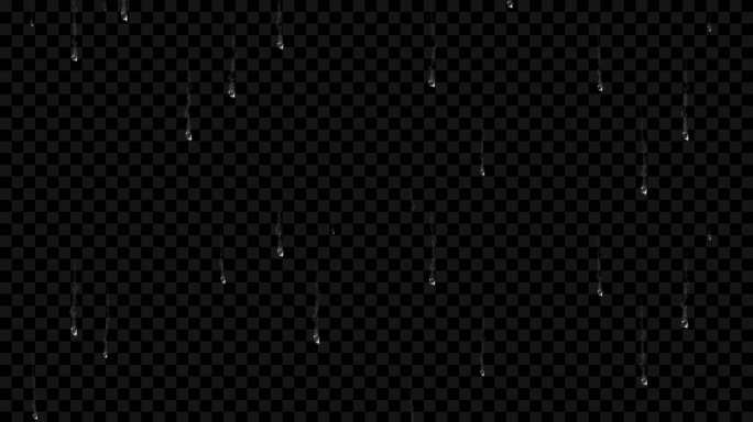 4K_玻璃水珠下落滑落_带通道