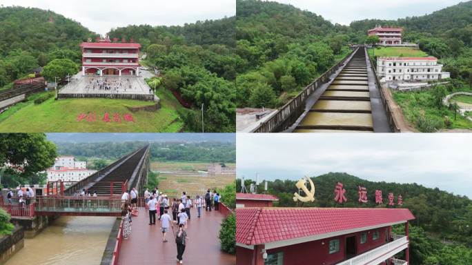 长岗坡党员教育基地红色旅游景点风光