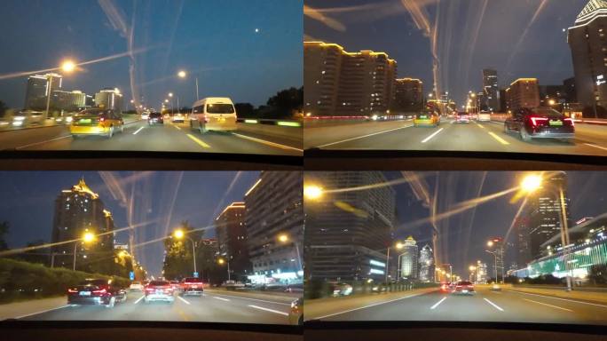 北京三环夜景