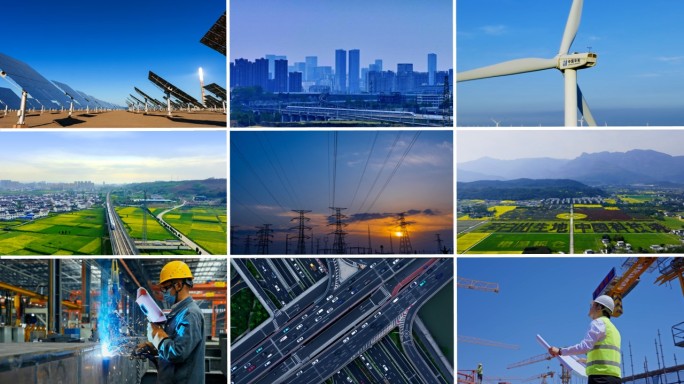 中国经济高速发展工业制造科技创新绿色发展