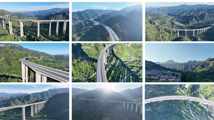 【4K】太行山高速 华北第一高桥