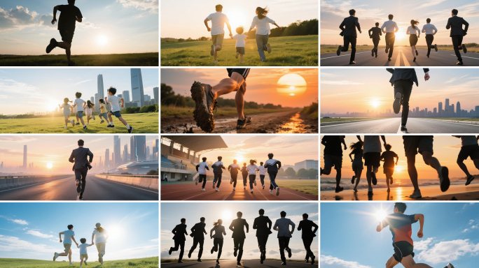 奔跑追逐梦想前行合集宽屏