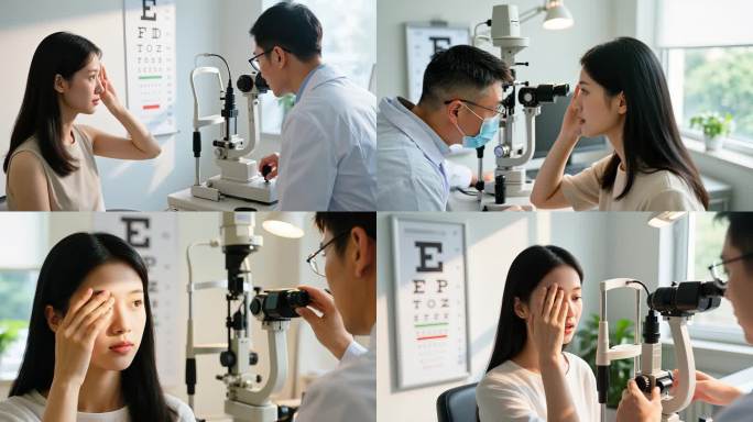 视力检测视力降低爱护眼睛