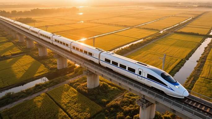 高铁和谐号复兴号列车