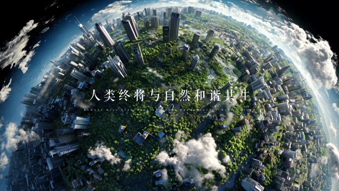 【AE】环保宣传片 环境污染 新能源片头