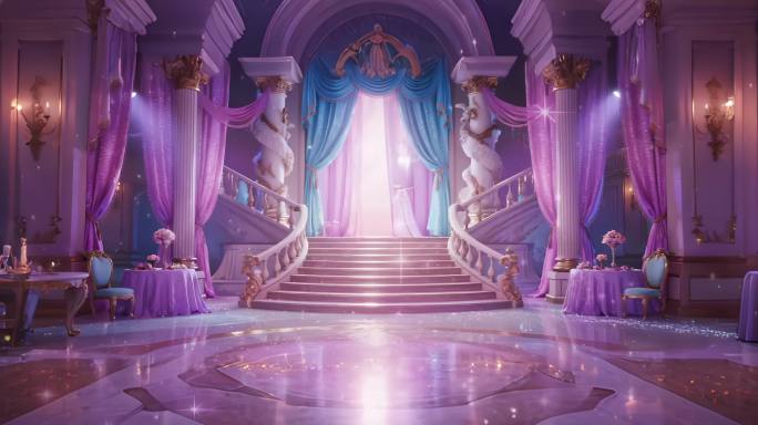 梦幻城堡背景舞台