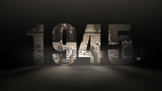 历史时间穿梭到画面AE模板