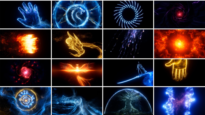 仙侠武侠游戏里面的各种技能特效