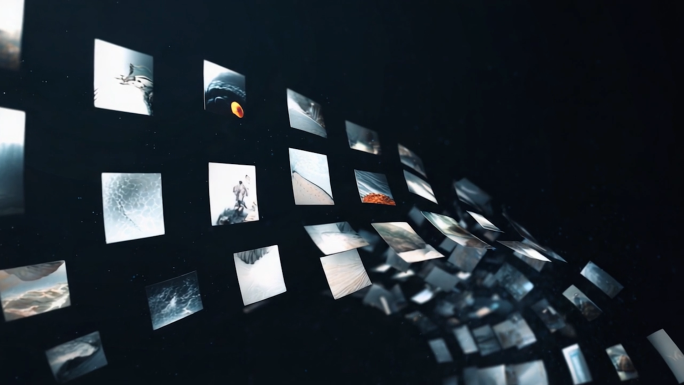 图片流 科技 数据流 互联互通 数字世界