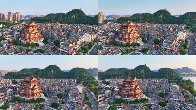 4K航拍广西窑埠古镇22