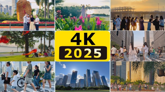 深圳前海自贸区风光粤港澳大湾区深圳特区