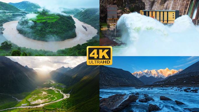 雅鲁藏布江水资源从冰川到河流