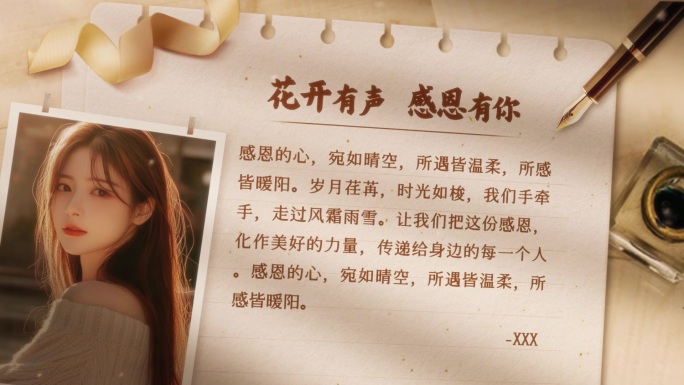 感恩书信 祝福贺卡 毕业季教师节