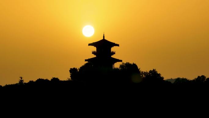 延安城市地标大范围延时航拍合集