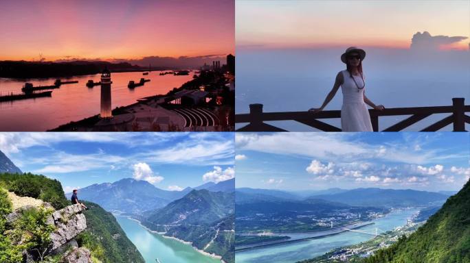 自然风光中的旅行