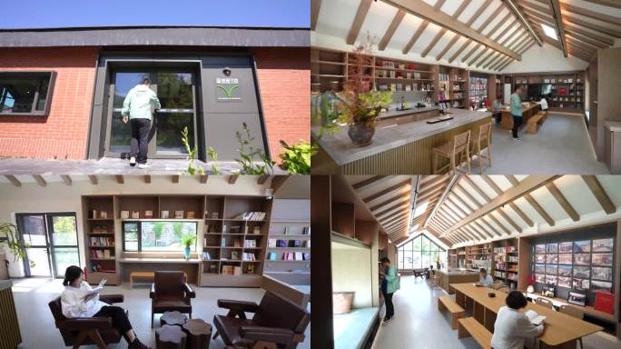 乡村图书馆 乡村阅览室 老百姓看书