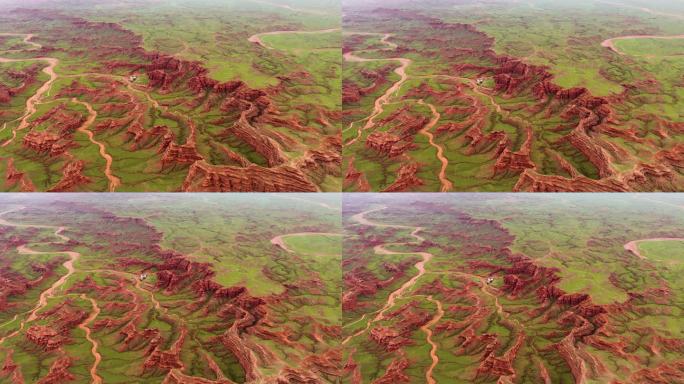 甘肃张掖丹霞地貌 平山湖大峡谷