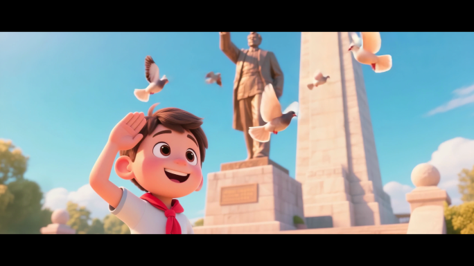 中国少先先锋队队歌-少儿表演LED大屏