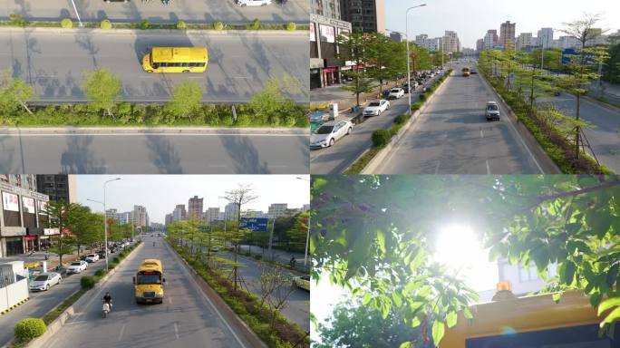 4K校车宣传片通用镜头