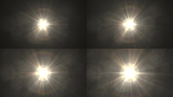 这段视频展示了明亮的太阳用其耀眼的光芒照亮黑暗的天空。