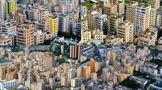 深圳城中村航拍