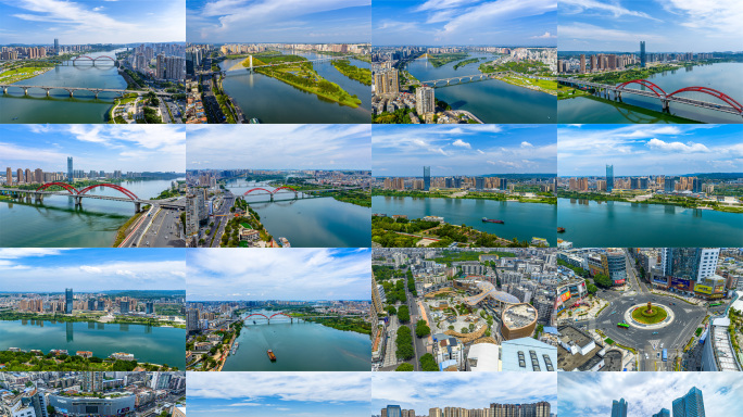 精选南充城市航拍延时宣传片合集