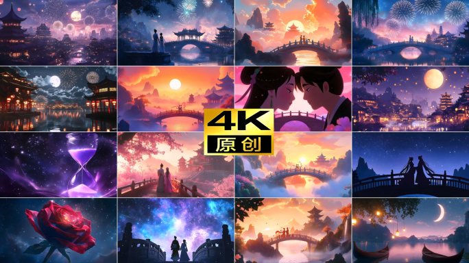 中秋七夕情人家浪漫鹊桥中秋赏月大唐盛世