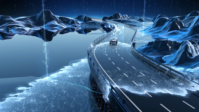 数字化未来城市智能汽车