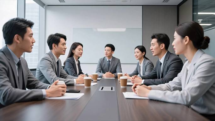 商务会议团队协作