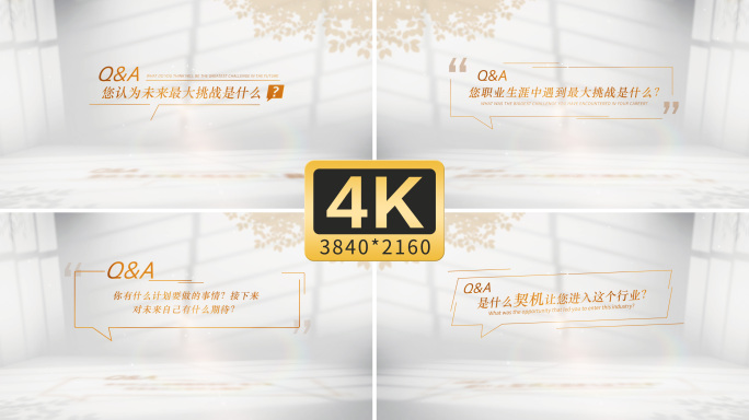 简洁采访文字字幕标题