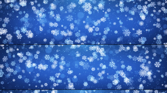 8k冬天雪花粒子飘落背景循环 视频加工程