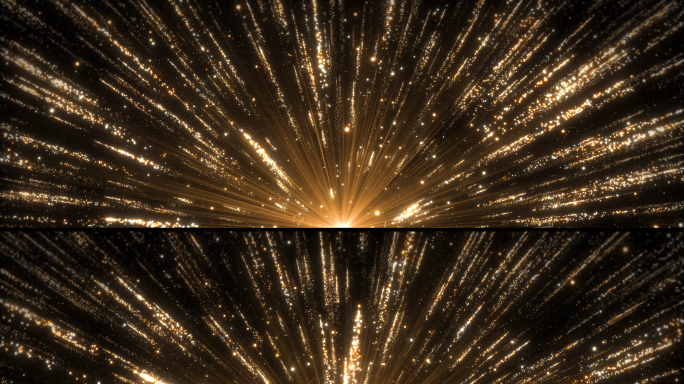 大屏金色粒子扩散舞台背景