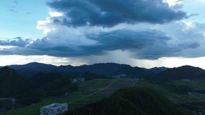 浙江磐安磐龙药谷高标准农田航拍