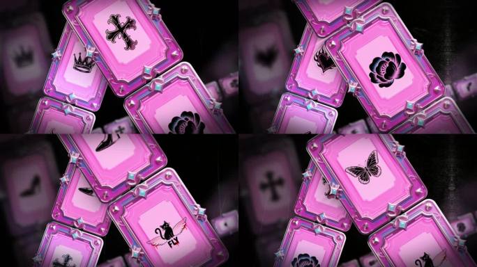 神秘卡牌视觉特效