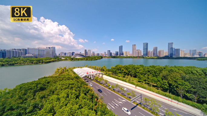 【8K航拍】天鹅湖隧道01