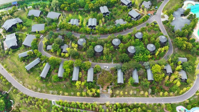 黄石新港田园综合体（鹭栖田园综合体）航拍