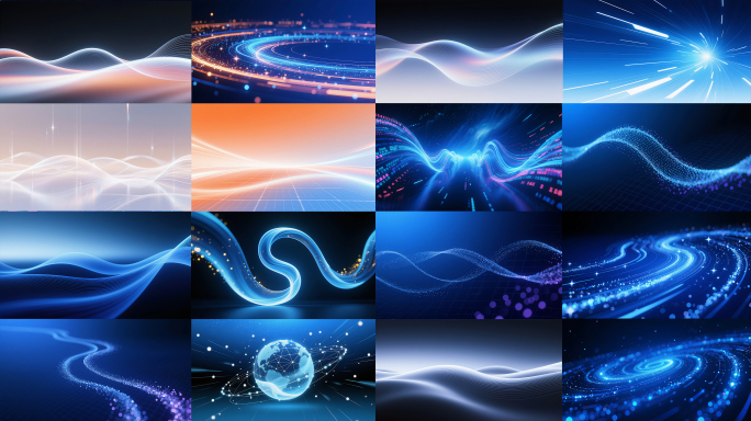 震撼科技感kv背景