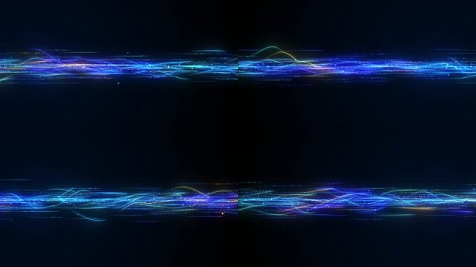 蓝色能量流动态背景