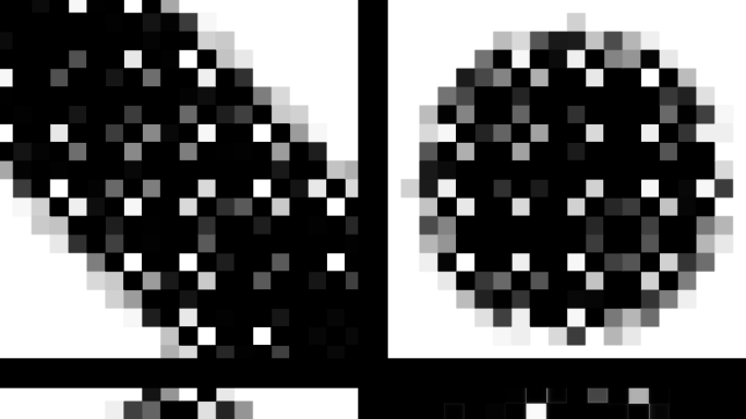 网格擦除_数字马赛克动态效果_像素化故障