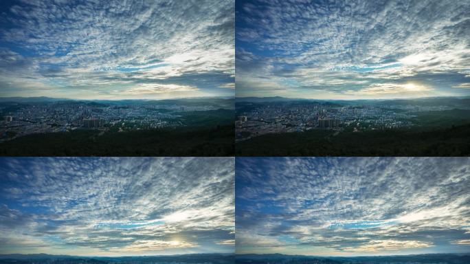 郴州城市延时 苏仙岭延时