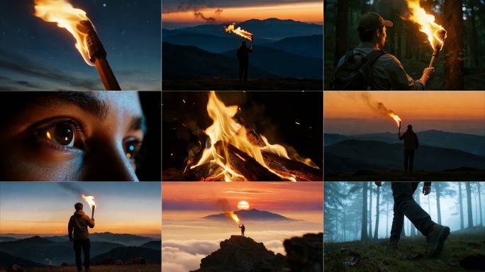 希望的火把照亮前路