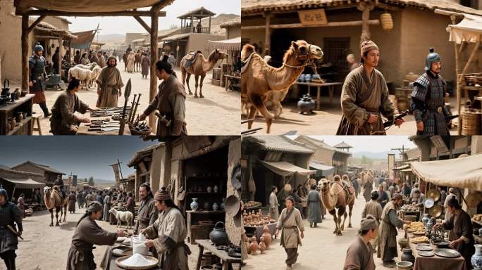 古代 边陲 集市 重镇 丝路
