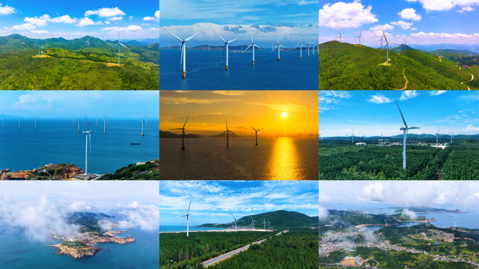 风力发电/清洁能源4k