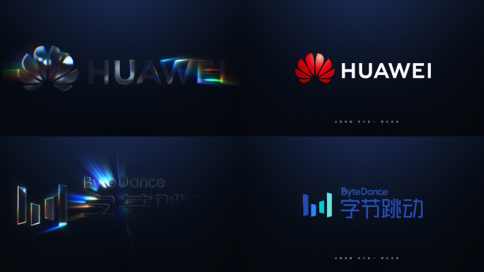 科技感企业logo演绎片头