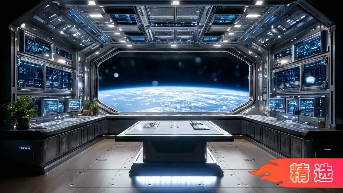 太空站 宇宙飞船 飞船内部